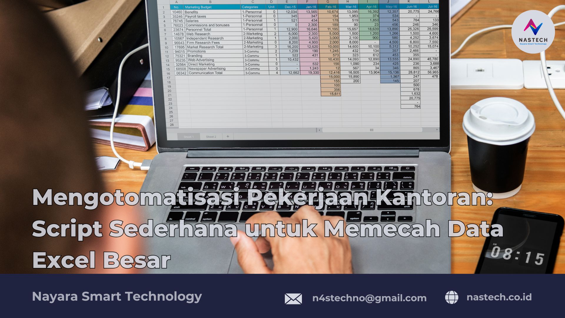 Mengotomatisasi Pekerjaan Kantoran: Script Sederhana untuk Memecah Data Excel Besar